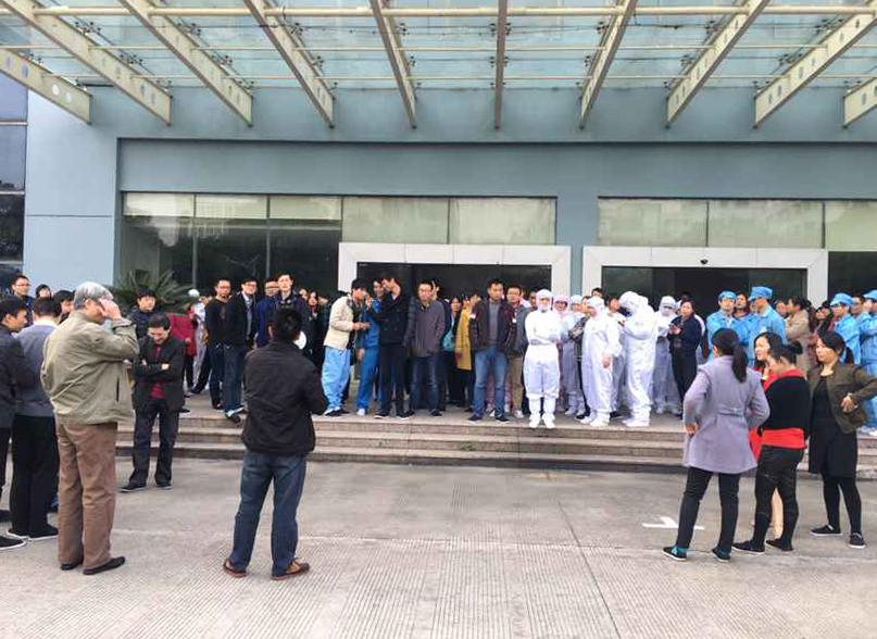 
                            友旺開展消防演練，提升員工消防安全意識
